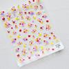 Tomoni delgados resistentes 475 pegatinas adhesivas para uñas estilo japonés pegatinas 5d para uñas 2021 coloridas lindas flor puntos
