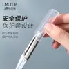 Lmltop Navaja de Acero Inoxidable Afilada para Cejas, Navaja Profesional para Cejas para Salones de Belleza, Navaja para Cejas al por Mayor A0370