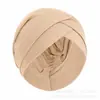 Amazon Sombrero Turbante Cruzado en la Frente Transfronterizo, Sombrero Turbante de Color Sólido para Cubrir el Cabello Gris, Sombrero Elástico de Ala Ancha para Ponerse