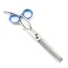 Tijeras de Peluquería de Rango Medio de 6.0 pulgadas, Tijeras para Cortar el Cabello, Tijeras Planas, Tijeras para Flequillo, Tijeras Entresacadoras, Tornillo Blanco 6H