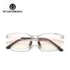 STUDIOMUKU gafas frías de madera montura pequeña montura de gafas estilo coreano femenino potencia ajustable hombre ultraligero espejo para estudiante