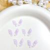 Nuevas Joyas de Arte para Uñas Calientes de Internet Gradiente Lirio de los Valles Mariposa Medias Alas DIY Joyería Estéreo Accesorios de Arte para Uñas Snookie