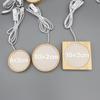 Placa Difusora Madeira Maciça Base Luminosa Plug-In USB Lâmpada Decoração Base de Madeira LED Luz Noturna Colorida Lâmpada Redonda Arte em Madeira