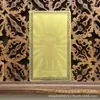 En stock Latón Hong Kong Sha Tin Templo Che Kung Tai Sui Jin Kafo Fábrica de Tarjetas Directo Protección Tailandia Tarjeta de Buda