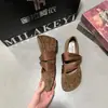 Zapatos de noche para mujer que aumentan la altura, otoño 2026, estilo retro coreano, lunares, puntera cuadrada, poco profundos, tipo ballet, Mary Jane