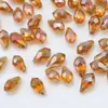 Contas de cristal de vidro Pujiang 5X8MM furo horizontal tridimensional gota d'água AB acessórios pingente de cortina de contas coloridas mágicas contas soltas atacado