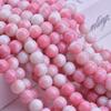Novo 10mm Jade Esmagado Gelo Crack Contas de Porcelana Candy Color Glaze Contas Redondas DIY Pulseira Jóias Acessórios Material Contas a Granel