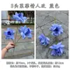Novo Modelo de Flores Artificiais de Rosa, Rosa Laffy de 3 Cabeças Transfronteiriça para o Dia dos Namorados, Decoração de Corredor de Casamento, Buquê de Mão, Arranjo de Flores de Parede, Flores Decorativas Falsas