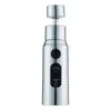 Grifo de Cocina Multifuncional Cabezal Antisalpicaduras Lavabo Doméstico para Verduras Boquilla de Agua Giratoria Cabezal de Boquilla de Agua a Presión Universal Exterior