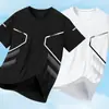 Camiseta de Seda de Hielo para Hombre de Manga Corta 2026 Nueva Verano Deportiva de Secado Rápido Transpirable de Media Manga Camiseta para Hombre Holgada Ropa de Secado Rápido