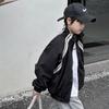 Ropa Infantil Huzhou Zhili Chaqueta Infantil Oso Panda Raya Oblicua Redonda Chaqueta Deportiva para Niños Ropa de Primavera 2025