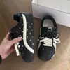 Cadarços da moda, estilo estudante, unissex, versáteis, de sola reta, bordados com estrelas, tênis de treino alemães, tênis casuais, sapatos esportivos e de lazer para primavera/outono, 2026
