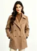Moda femenina transfronteriza 2026 Ropa de mujer europea y americana otoño e invierno nueva chaqueta casual de solapa con botones para mujer