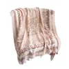 Nuevo Pañuelo Transfronterizo Elegante y Versátil con Estampado Cachemir Paisley para Mujer, Chal Largo Delgado Hecho a Mano con Flecos de Algodón y Lino