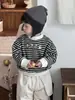 [Blusa Quente e Grossa] Roupas de Bebê Novas para o Inverno 2026, Roupas Infantis Estilo Coreano, Moletom de Lã para Meninos Outono e Inverno