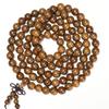 Sándalo dorado sumergido 2.5 2.0 pulsera hombres y mujeres joyería para pareja pulsera de 108 cuentas pulsera de cuentas de Buda al por mayor