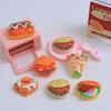 Kapibei Bolo de Mão Comida Criativa Brinquedo Desenho Animado Artesanal DIY Acessórios de Joia Cola de Chantilly Resina Pequenos Acessórios Material