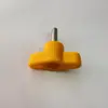 Tornillo de apriete manual de un carácter, cabeza de plástico, mango en T, perno, manija de perilla de acero inoxidable 304, tornillo en forma de Z, 4M5M6M8