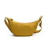 Bolso Mujer 2024 Nuevo Bolso Dumpling Bolso Cruzado Mujer Gran Capacidad Color Sólido Simple Deportivo Casual Bolso de Hombro