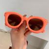 Lentes de Sol Rojos para Mujer Ins de Alta Gama Anti-Uv Sombrilla Lentes de Sol para Caras Redondas para Lucir Delgada y Tomar Fotos Gafas de Celebridad de Internet Tendencia-