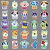 50 Adesivos de Cabeça de Filhote Original Desenho Animado Fofo Animal Impermeável Decorativo Livro de Mão Adesivos para Cartão Goo