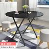 Mesa dobrável mesa de jantar retangular simples casa pequeno apartamento jantar mesa redonda aluguel barraca simples portátil ao ar livre