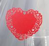 Celebración de boda hueco Tarjeta de copa de mariposa Día de San Valentín Diario tarjeta asiento del amor decoración de boda en forma de corazón venta al por mayor en stock