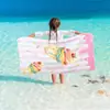 Toalha de banho infantil com estampa de desenho animado em microfibra, toalha de praia transfronteiriça Amazon, secagem rápida, absorvente para natação