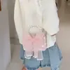 Bolso de Mano con Perlas Estilo Princesa para Niñas Bolso de Hombro Dulce con Lazo de Encaje Estilo Chanel Bolso Cruzado con Cadena Bolso Infantil