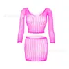 Meias Sexy, Roupas de Renda, Saia Bodycon de Peça Única, Comércio Exterior Europeu e Americano, Atacado, Lingerie Sexy W510
