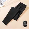 Pantalones cálidos cepillados de doble cara de terciopelo, mallas largas sin costuras para mujer, leggings gruesos forrados de forro polar, pantalones de algodón para otoño e invierno