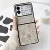 Para huawei nova flip anel de desenho animado couro criativo huawei glory Novaflipl capa de telefone rígida