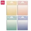 Bloc de notas Deli NS357 Bloc de notas de oficina PepsiCo Papel para notas adhesivas Papel para etiquetas con mensajes Bloc de notas