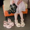 Sandalias para Niñas, Zapatos de Princesa de Moda Veraniega, Nuevo Estilo Verano 2026, Zapatos Abiertos para Niños Mayores, Niñas Pequeñas, Estudiantes, Zapatos Romanos