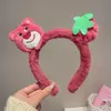 Diadema de orejas de conejo nueva felpa cara linda banda para el pelo para lavar la cara femenina Corea del Sur Celebridad de Internet horquilla de dibujos animados diadema tocado al por mayor