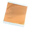 Papel de Lámina Dorada para Uñas, Hoja Completa de Pegatinas Ultra Delgadas de Alto Brillo Doradas y Plateadas, Pegatinas de Lámina Dorada Super Brillantes, Pegatinas de Papel para Decoración de Uñas