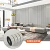 Panel de Rejilla Texturizado con Grano de Madera Autoadhesivo Estéreo 3D Pegatina de Pared Papel Tapiz Decoración de Pared de Fondo de TV para Sala de Estar Impermeable y a Prueba de Humedad