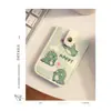 Porta-Cartões Retrátil Feminino Novo Estilo Dopamina Clipe de Cartão Anti-Magnético Porta-Identidade Ultrafino Carteira de Estudante Porta-Cartões Portátil