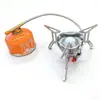 Fogareiro Eletrônico de Alta Potência à Prova de Vento para Exterior Fogareiro a Gás Portátil para Camping Fogareiro de Camping para Exportação
