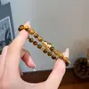 Novo Estilo Chinês Retrô Simples Moda Exquisito Cabaça Moeda de Cobre Pedra Olho de Tigre Pulseira Luxo Leve Joias de Alta Qualidade para Mulheres