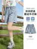 Shorts para Niñas con Pedrería, Pantalones de Mezclilla para Niños, Nuevo Estilo Verano 2026, Atuendo de Verano para Niñas, Pantalones Versátiles para Niños Mayores