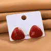 Pendientes Retro de Angora Cobre Rojo Chapados en Oro para Otoño e Invierno para Mujer, Lujo Accesible y Pendientes y Pendientes de Joyería Transfronteriza de Estilo Europeo y Americano de Gama Alta