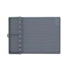 Tapete para Parrilla de Barbacoa Tapete de Silicona para Parrilla Bandeja para Hornear Piedra Negra Tapete Protector Camping al Aire Libre Silicona Parrilla Resistente a Altas Temperaturas Tapete Protector