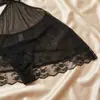 2026 Camisón Sexy de Encaje Transparente Puro Deseo Conjunto de Vestido de Tirantes para Casa