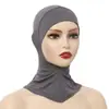 Venta Caliente Transfronteriza Estilo Nuevo Gorro Base de Algodón Mercerizado de Una Sola Capa Pañuelo para la Cabeza de Cobertura Total de Tamaño Grande Gorro para Mujer En Stock Venta al por Mayor