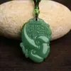 Collar verde oscuro para mujer estilo étnico cadena para suéter colgante joyería cadena para suéter de longitud media colgante para ropa accesorios colgantes
