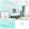 Fondo de Mesita de Noche de Dormitorio Color Sólido Papel Tapiz No Tejido Estilo Escandinavo Sala de Estar Pared de Fondo de TV Papel Tapiz Casa Entera Color Liso
