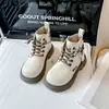 Botines cálidos con forro de polar para niños, nueva colección otoño/invierno 2026, lindo diseño de conejo con diamantes de imitación, botines estilo Martin para niñas, disponibles en tallas para niños medianos y grandes