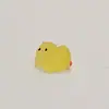 Pollito Amarillo Luminoso Accesorios de Joyería de Resina DIY Pegatinas para Vasos de Agua Hebillas de Zapatos Materiales de Decoración para Coche Pequeños Adornos de Resina