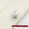 Maçanetas Coloridas para Portas de Armário Móveis Modernas Minimalistas Gaveta Guarda-Roupa Armário Redonda de Furo Único Cerâmica
